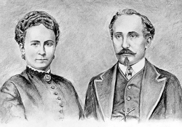 Adam und Sophie Opel 1868