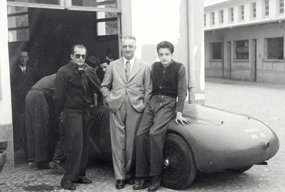 Enzo und Dino Ferrari 1947